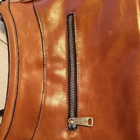 Patricia Nash Braydon Hobo Brown Leather Bag - Picture 8 of 16